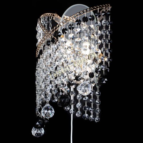 Бра Космея №3 черная в Симферополе Гусь Хрустальный