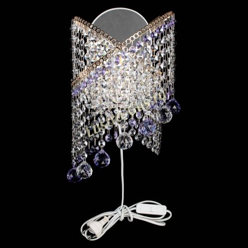 Бра Космея №3 фиолетовая в Симферополе Гусь Хрустальный