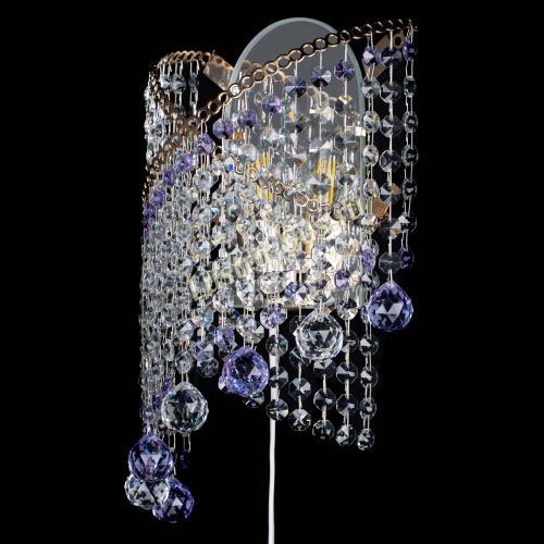 Бра Космея №3 фиолетовая в Симферополе Гусь Хрустальный