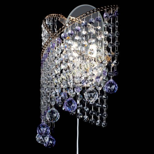 Бра Космея №3 фиолетовая в Симферополе Гусь Хрустальный