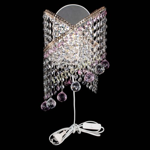 Бра Космея №3 розовая в Симферополе Гусь Хрустальный