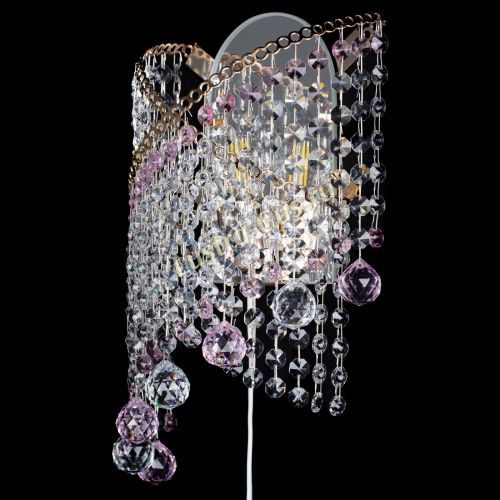 Бра Космея №3 розовая в Симферополе Гусь Хрустальный