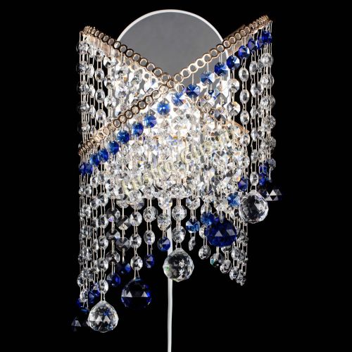 Бра Космея №3 синяя в Симферополе Гусь Хрустальный