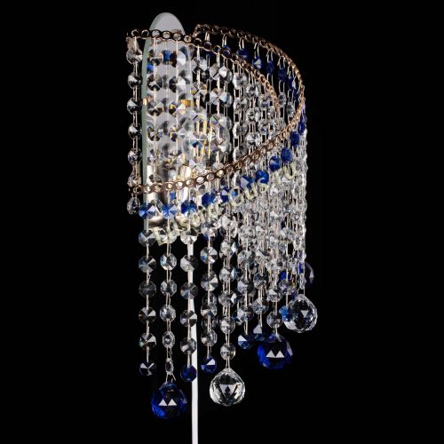 Бра Космея №3 синяя в Симферополе Гусь Хрустальный