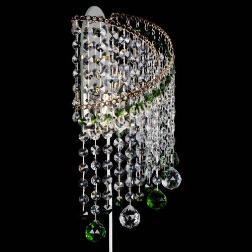 Бра Космея №3 зеленая в Симферополе Гусь Хрустальный