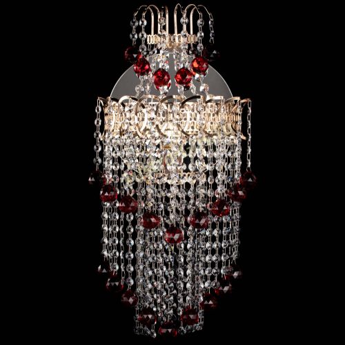 Бра Ника №5 красная в Симферополе Гусь Хрустальный