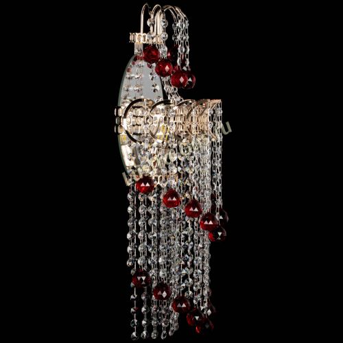 Бра Ника №5 красная в Симферополе Гусь Хрустальный