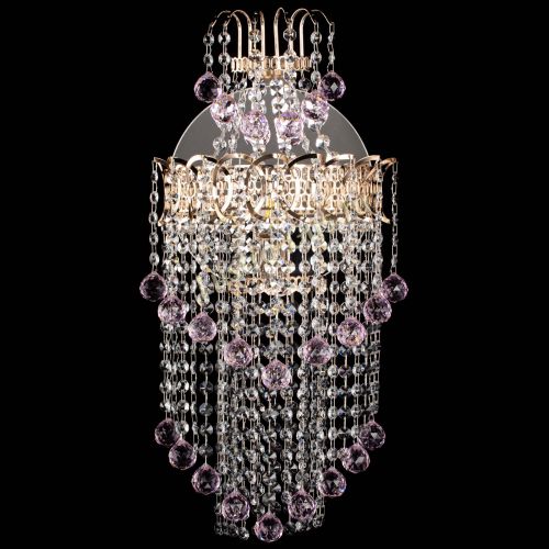 Бра Ника №5 розовая в Симферополе Гусь Хрустальный