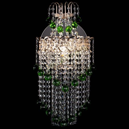 Бра Ника №5 зеленая в Симферополе Гусь Хрустальный