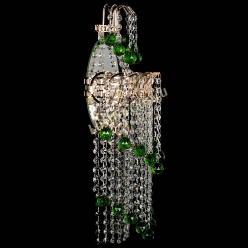 Бра Ника №5 зеленая в Симферополе Гусь Хрустальный