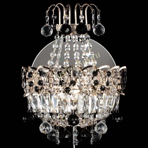 Бра Ника шар черная в Симферополе Гусь Хрустальный