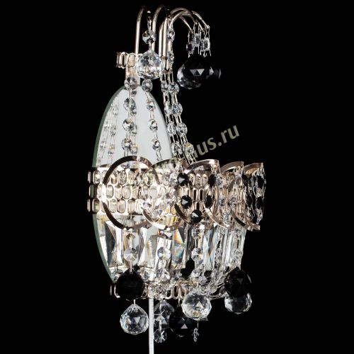 Бра Ника шар черная в Симферополе Гусь Хрустальный