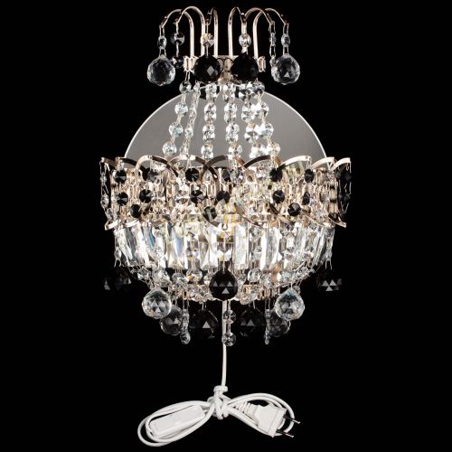 Бра Ника шар черная в Симферополе Гусь Хрустальный