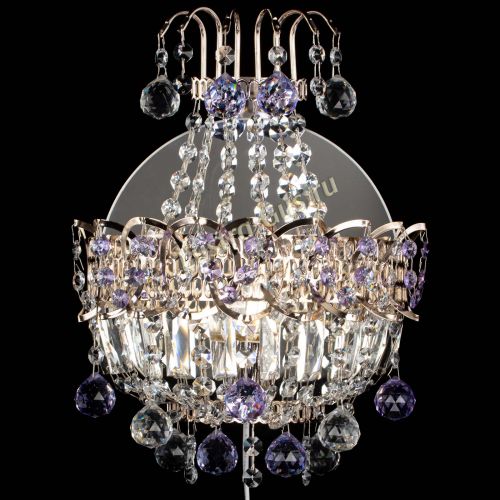 Бра Ника шар фиолетовая в Симферополе Гусь Хрустальный