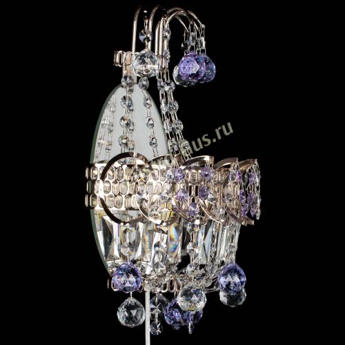 Бра Ника шар фиолетовая в Симферополе Гусь Хрустальный