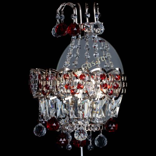 Бра Ника шар красная в Симферополе Гусь Хрустальный