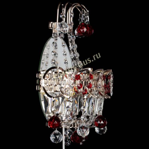 Бра Ника шар красная в Симферополе Гусь Хрустальный