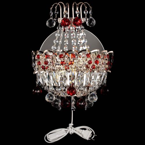 Бра Ника шар красная в Симферополе Гусь Хрустальный