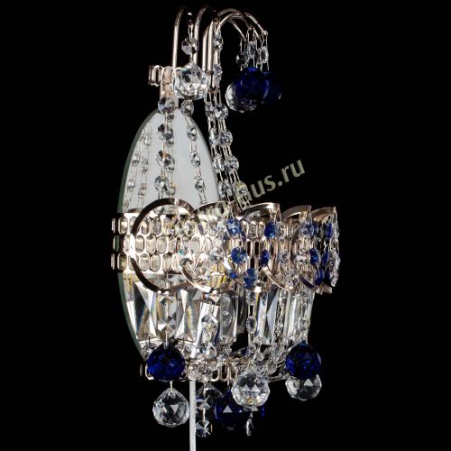 Бра Ника шар синяя в Симферополе Гусь Хрустальный
