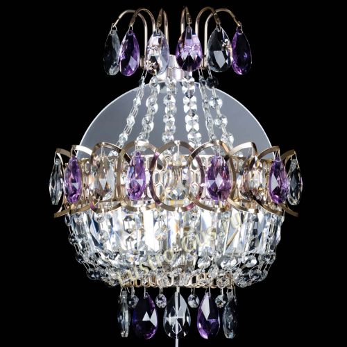 Бра Ника журавлик фиолетовая в Симферополе Гусь Хрустальный