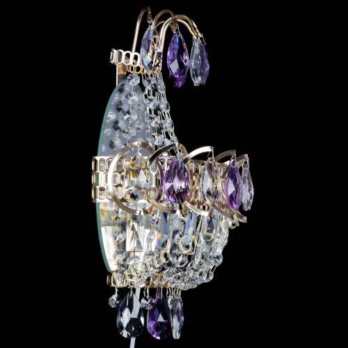 Бра Ника журавлик фиолетовая в Симферополе Гусь Хрустальный