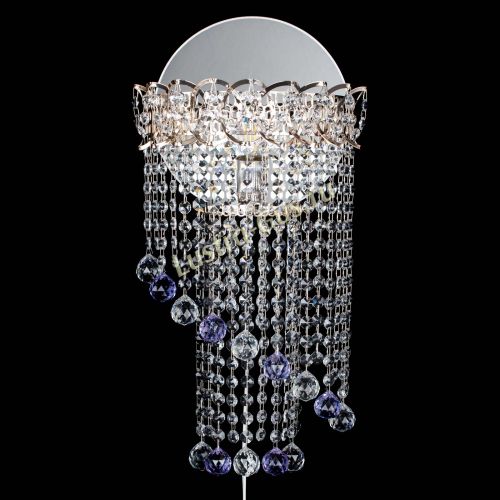 Бра Омега №1 фиолетовая в Симферополе Гусь Хрустальный