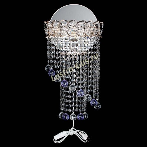 Бра Омега №1 фиолетовая в Симферополе Гусь Хрустальный