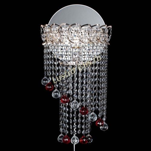 Бра Омега №1 красная в Симферополе Гусь Хрустальный