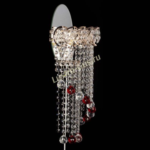 Бра Омега №1 красная в Симферополе Гусь Хрустальный