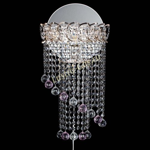 Бра Омега №1 розовая в Симферополе Гусь Хрустальный