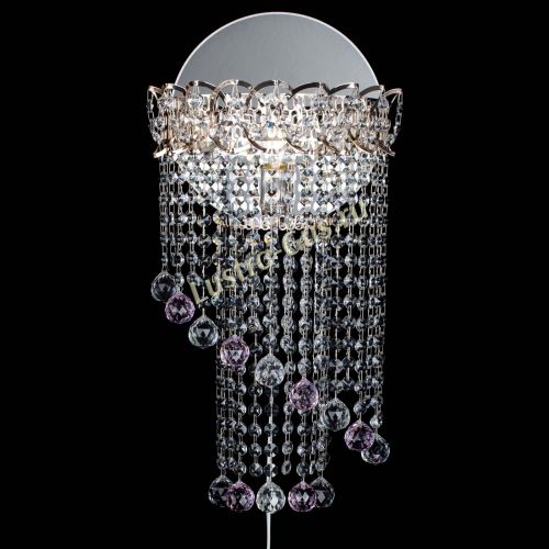 Бра Омега №1 розовая в Симферополе Гусь Хрустальный