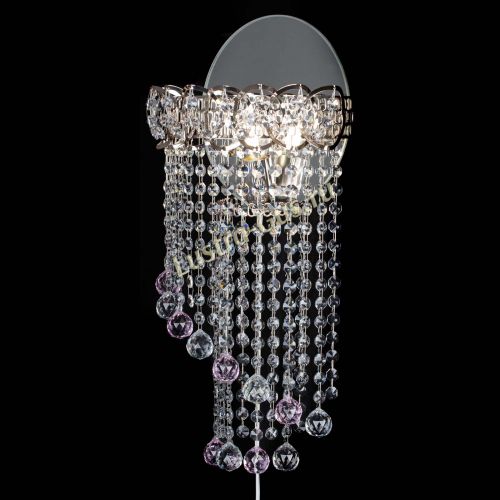 Бра Омега №1 розовая в Симферополе Гусь Хрустальный