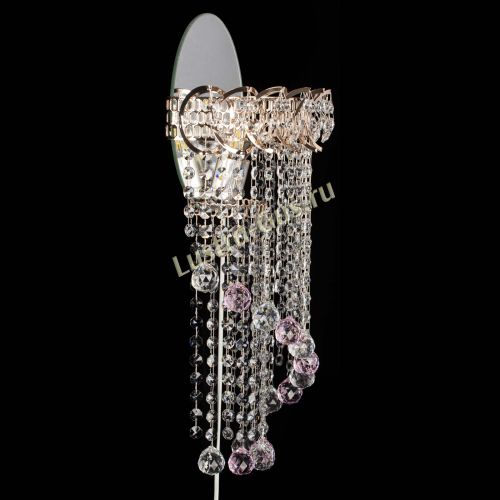 Бра Омега №1 розовая в Симферополе Гусь Хрустальный