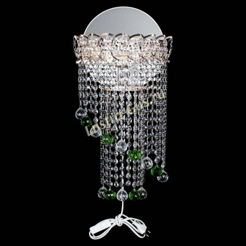 Бра Омега №1 зеленая в Симферополе Гусь Хрустальный