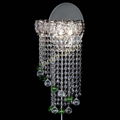 Бра Омега №1 зеленая в Симферополе Гусь Хрустальный