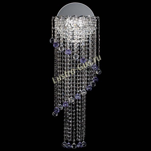 Бра Омега №3 фиолетовая в Симферополе Гусь Хрустальный