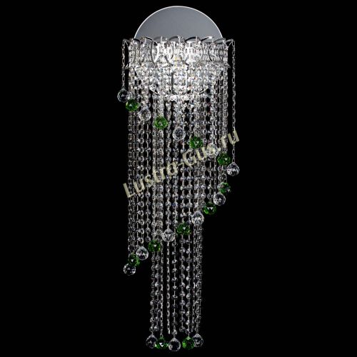 Бра Омега №3 зеленая в Симферополе Гусь Хрустальный