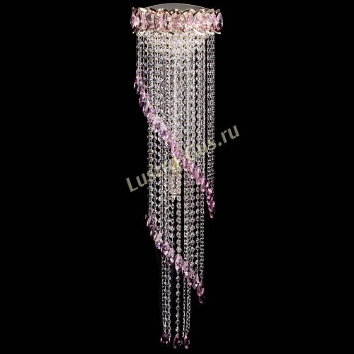 Бра Омега №4 розовая в Симферополе Гусь Хрустальный