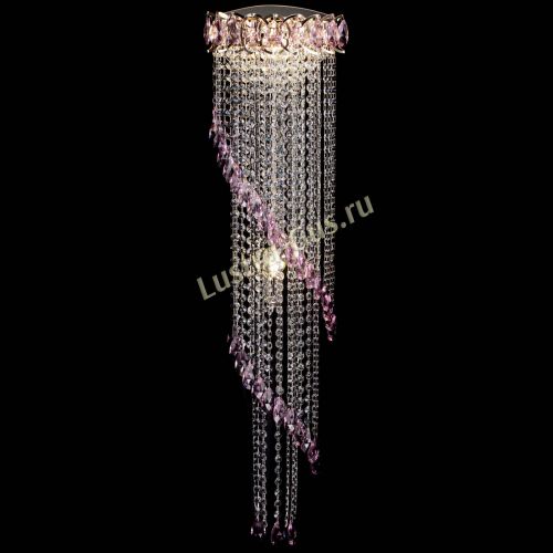 Бра Омега №4 розовая в Симферополе Гусь Хрустальный