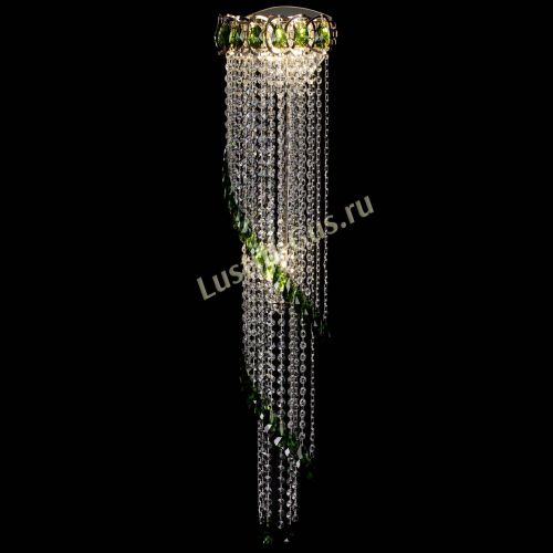 Бра Омега №4 зеленая в Симферополе Гусь Хрустальный