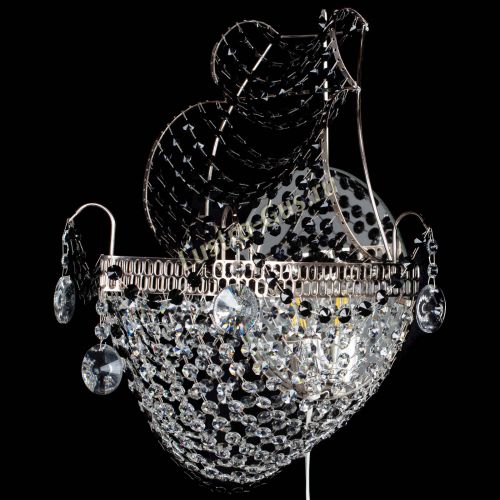 Бра Парусник №1 черная в Симферополе Гусь Хрустальный