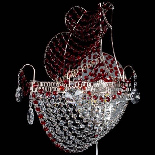 Бра Парусник №1 красная в Симферополе Гусь Хрустальный