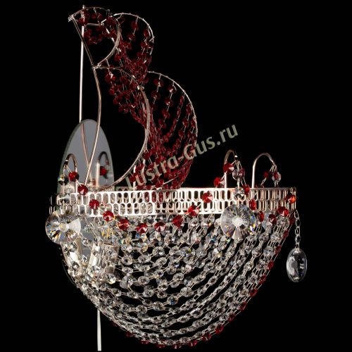 Бра Парусник №1 красная в Симферополе Гусь Хрустальный