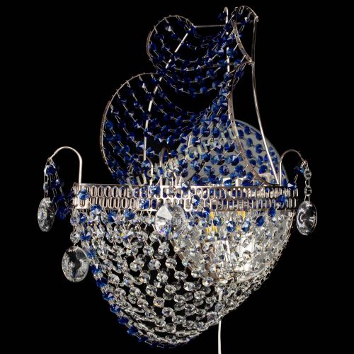 Бра Парусник №1 синяя в Симферополе Гусь Хрустальный