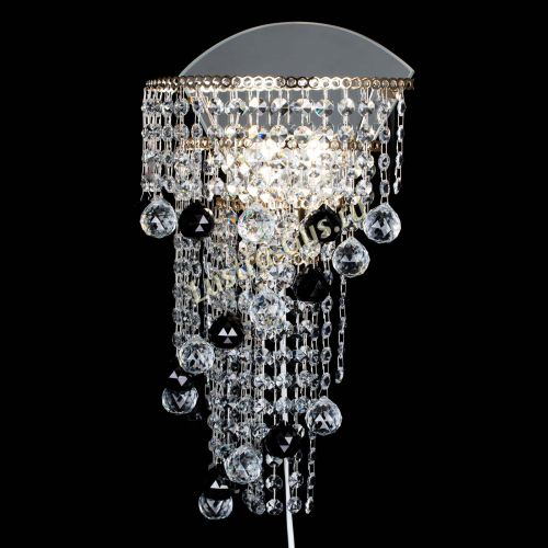 Бра Пирамида №3 черная в Симферополе Гусь Хрустальный