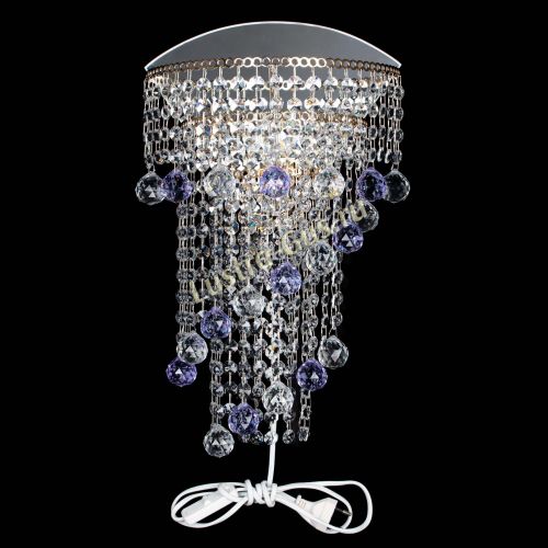 Бра Пирамида №3 фиолетовая в Симферополе Гусь Хрустальный