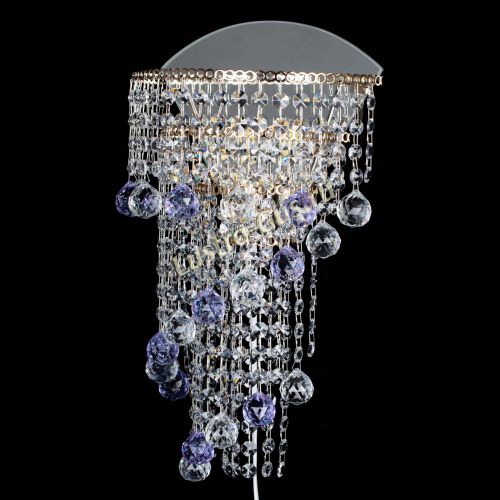 Бра Пирамида №3 фиолетовая в Симферополе Гусь Хрустальный