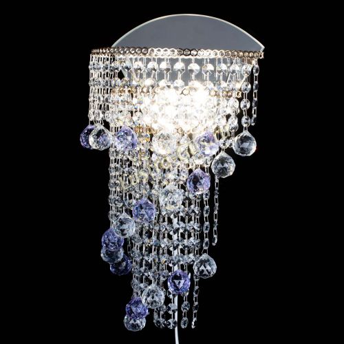 Бра Пирамида №3 фиолетовая в Симферополе Гусь Хрустальный