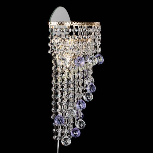 Бра Пирамида №3 фиолетовая в Симферополе Гусь Хрустальный