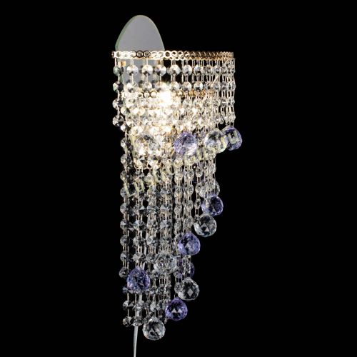 Бра Пирамида №3 фиолетовая в Симферополе Гусь Хрустальный